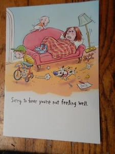 HUMOROUS GET WELL GREETING CARD FOR PARENT (MADE IN USA) - Picture 1 of 1