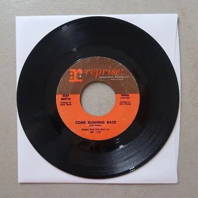 DEAN MARTIN COME RUNNING BACK/BOUQUET OF ROSES REPRISE VINYL 45 SINGLE VG 17-59 - Image 1 of 2