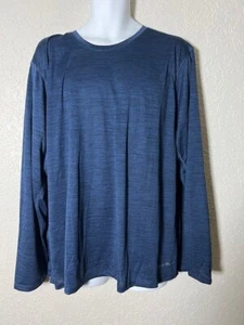 Eddie Bauer T Shirt Men's Blue Long Sleeve Active Tee *** Choose Your Size* NWT - Picture 1 of 3