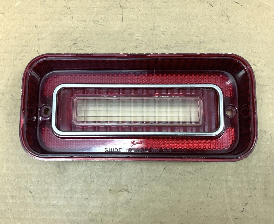 1969 Chevrolet Bel Air Biscayne Reverse Back Up Tail Light Lamp Lens - Image 1 of 4