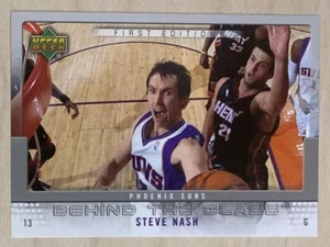STEVE NASH - 2007-08 UD First Edition BEHIND THE GLASS #BG-SN - PHOENIX SUNS - Picture 1 of 2