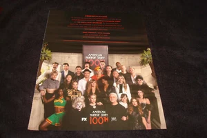 AMERICAN HORROR STORY 2019 ad for 100th episodes Sarah Paulson, Evan Peters - Picture 1 of 2