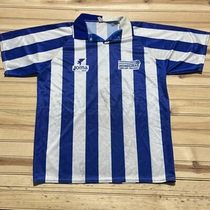 Vintage Joma Honduras FC Korea Japan Soccer Jersey #12 Collared Size L/XL RARE - Picture 1 of 11