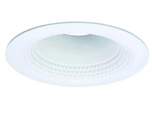  Halo E26 Series 5 in. White Recessed Ceiling Light Perftex Baffle with White - Picture 1 of 2