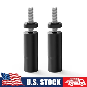3.7" Handlebar Riser Extensions Legs For Harley Softail FXSTC Slim FLS Slim FLSL - Picture 1 of 8