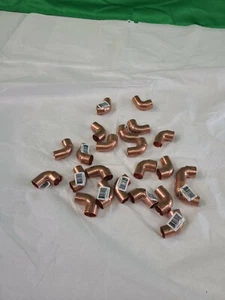 107C2 Copper - 1/2" 90 degrees Street Elbow - Lot of 24 - Picture 1 of 2