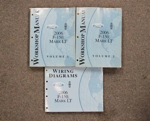 2006 Ford F-150 Mark LT Service & Wiring Diagrams Manual Set  - Picture 1 of 1