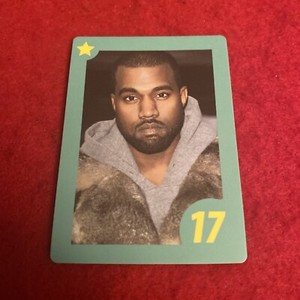 2020 Kanye West Paladone Game Card Green #17 Celebrity Guessing Game Who Is It*