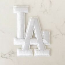 Los Angeles Dodgers L.A. Letters White Jersey Patch Iron on