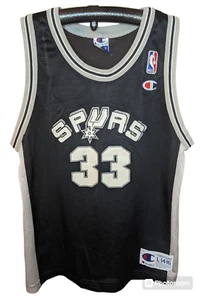 Vintage SAN ANTONIO SPURS Jersey ANTONIO DANIELS Sz YOUTH LARGE (14-16) Champion - Picture 1 of 15