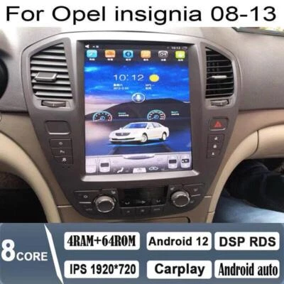 12.1" Android Navigation Car Gps Stereo Tesla Style For Opel Insignia 2008~2013 - Image 1 of 4