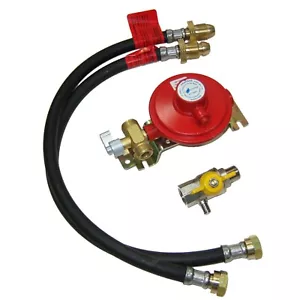 2 CYLINDER CHANGE OVER KIT PROPANE LP LPG BOTTLE GAS BOTTLE OUTLET REGULATOR - Picture 1 of 10