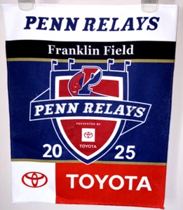 Toalla de rally de microfibra Penn Relays 2025 - Franklin Field - Philadelphia - nueva - Imagen 1 de 4