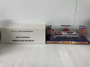 CODE 3 US AERIAL LADDER TRUCK Tower 2 PATRIOT FIRE DEPT 1/64 CAR #12733 - Picture 1 of 5