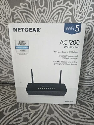 NETGEAR R6220-100NAS Smart Wi-Fi Router (New in Box) - Image 1 of 4