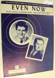 Even Now Vintage Sheet Music 1952 - Picture 1 of 2