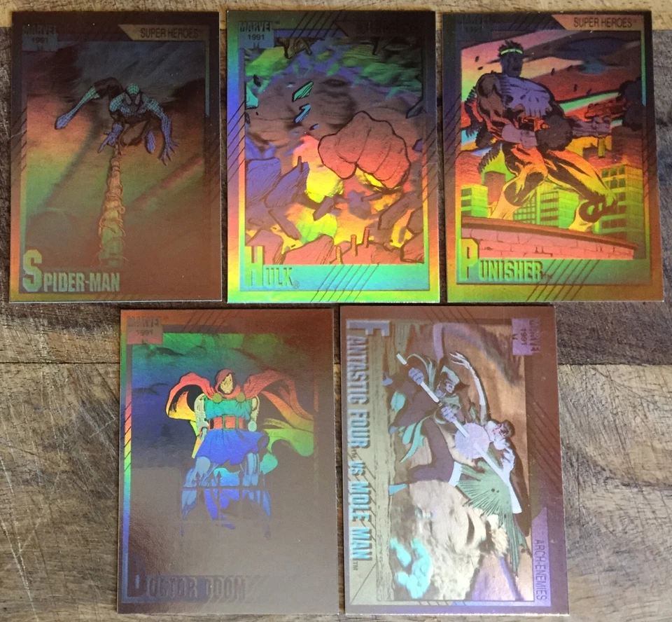 1991 Impel Marvel Series 2 HOLOGRAMS (#H1-H5) / Pick Your Cards - Image 1 of 1