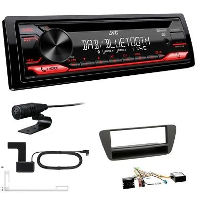 JVC KD-DB622BT DAB inkl Antenne Bluetooth Einbauset für Audi Q3 ab 2011 Canbus - Bild 1 von 4