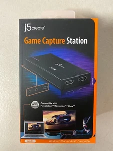 j5create 4K UHD Video Game Capture Station USB Type-C to HDMI Windows Mac JVA04 - Picture 1 of 3