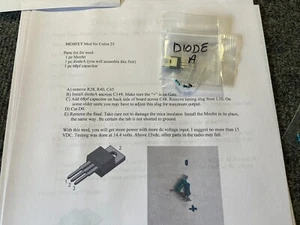 Cobra 25 MOSFET Mod - Picture 1 of 4