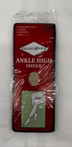 FEELING LOVELY ANKLE HIGH SHEER PANTYHOSE (COLOR: SUNTAN) - Picture 1 of 1
