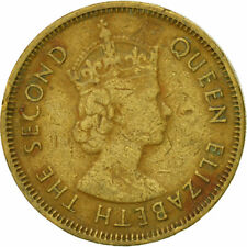 [#431937] Monnaie, Hong Kong, Elizabeth II, 10 Cents, 1963, TTB, Nickel-brass, K