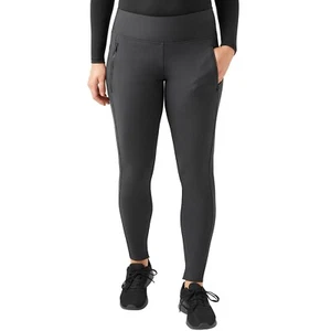 Member's Mark Womens High Rise Zip Pockets Pull On City Pants in CHARCOAL Thighs - Picture 1 of 21