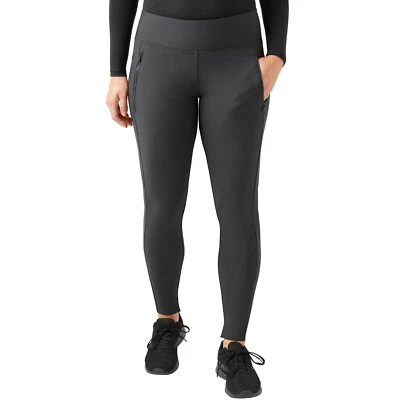 Calça City feminina Member's Mark cintura alta com zíper bolsos puxar em coxas CARVÃO - Imagem 1 de 4