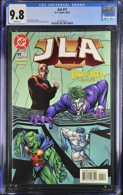 JLA #11 [1997] - CGC 9.8 - White Pages - DC Comics - JOKER & LUTHOR COVER - Image 1 of 3