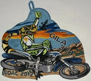 OA GILA LODGE 378 BSA YUCCA COUNCIL TX 2012 NOAC MOTORCYCLE POCKET PATCH 5" COOL - Imagen 1 de 4