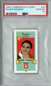 $ PSA 10 GEM-MT Roger Federer 2003 Campioni Di Futuro #54 Rookie Card Red Back - Picture 1 of 1
