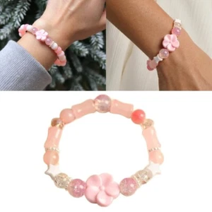 Handcrafted Flower Bracelet Enhancing Mood and Styles Accessory for Women - Picture 1 of 10