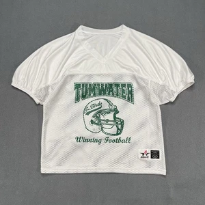 Camiseta deportiva de malla Alleson para hombre blanca mediana práctica deportes fútbol - Imagen 1 de 10