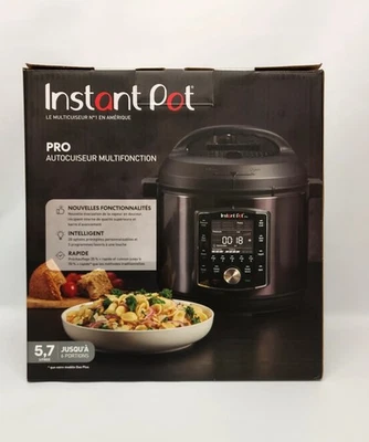 Instant Pot Pro 10 in 1 5,7 L Schnellkochtopf Multikocher Küchengeräte NEU OVP