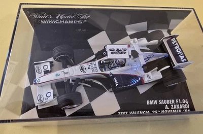 BMW SAUBER F1.06, A Zanardi, Test Valencia 2006, Minichamps 1/43 wie neu  - Bild 1 von 4