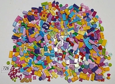 Lote de 500 peças minúsculas de Lego acessórios de tijolos amigos meninas cabelo laços cerejas 726 - Imagem 1 de 4