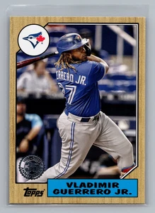 2022 Topps Serie 1 - 1987 Topps Béisbol 35 Aniversario Vladimir Guerrero Jr. - Imagen 1 de 2