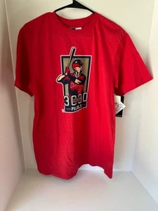 New Era Angels Albert Pujols 3000 Hits T Shirt Mens Medium Red - Picture 1 of 7
