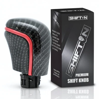 Patrón de fibra de carbono palanca de cambios palanca de cambios para Toyota Camry Corolla Avalon Foto 1 de 4