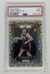 2023-24 Panini Prizm #137 Jaime Jaquez Jr RC King Snake PSA 9 SSP - Picture 1 of 2