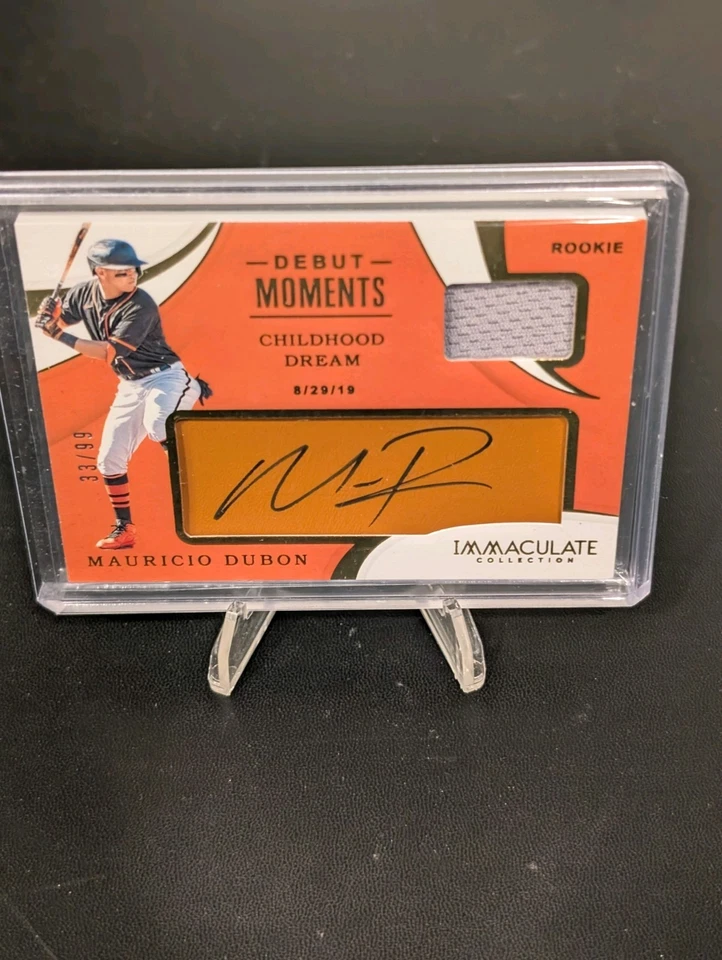 2020 Panini Immaculate Collection - MAURICIO DUBON RC #DM-MA - RPA /99 - Image 1 of 2
