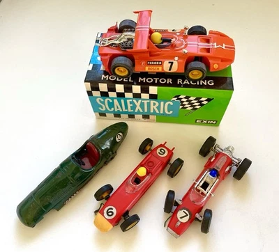 Scalextric Vintage SIGMA Boxed Plus 3 Other Slot Cars Lot - Image 1 of 4