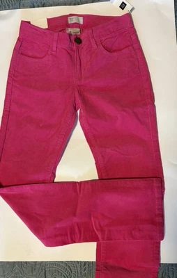 Pantalones ajustados Gap para niñas talla 12 rosa pana elásticos Foto 1 de 4