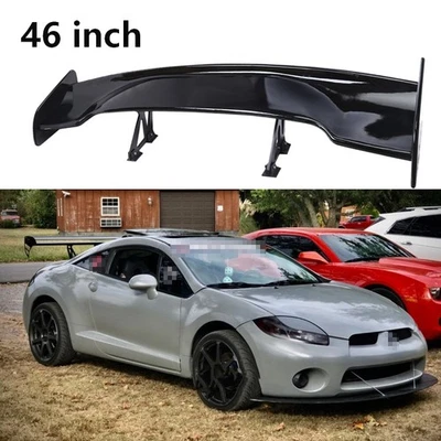 Glossy Black 46" Car Style Trunk Rear Spoiler Wing For Mitsubishi Eclipse Coupe Foto 1 de 4