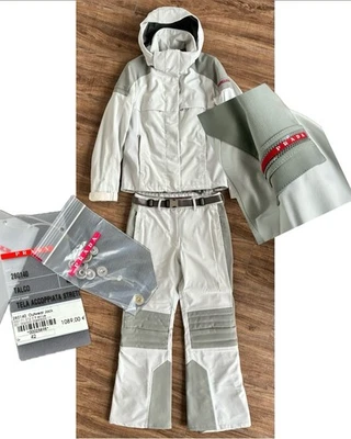 PRADA Damen Skianzug | Jacke 42 IT Hose 44 IT | Farbe talco | Luxus Designer - Bild 1 von 4