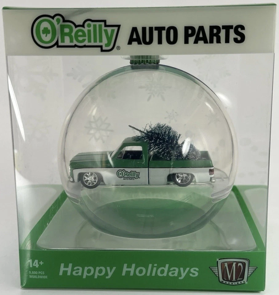 NEW 2025 M2 O'Reilly Auto Parts Chevrolet 1979 Silverado Truck Ornament - Image 1 of 1