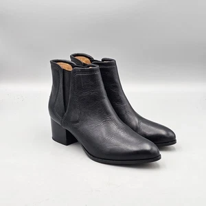 Johnston & Murphy Women's Size 10 M EUC Trista Chelsea Black Soft Leather Boots - Picture 1 of 8