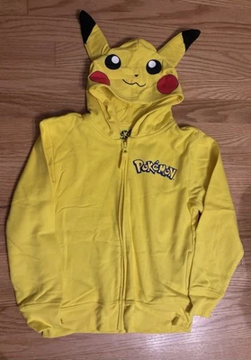 Sudadera con Capucha Cremallera Completa Pokémon Pikachu Talla 4 Nueva con Etiquetas Foto 1 de 3