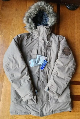 Eddie Bauer Tan Extreme Weather Edge EB600 Fill Power Superior Down Parka Mens M - Image 1 of 4