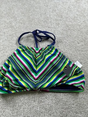 Top de bikini Mossimo para mujer multicolor mediano de nailon spandex Foto 1 de 4